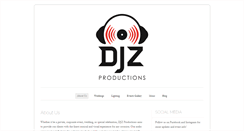 Desktop Screenshot of djzproductions.com